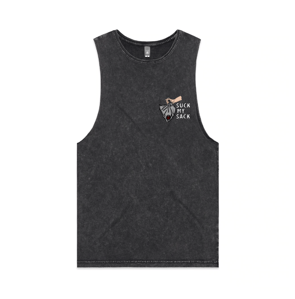 S / Black / Small Front Design Goon Sack 🍷 - Tank