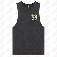 S / Black / Small Front Design Grumpy Cat Christmas 😾🎄 - Tank