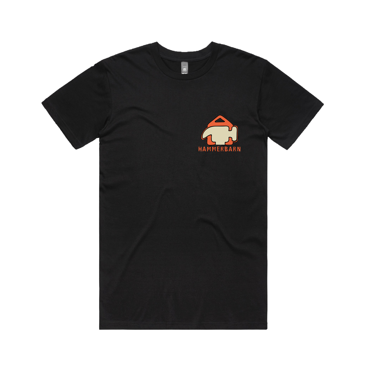 S / Black / Small Front Design Hammerbarn 🔨 - Men's T Shirt