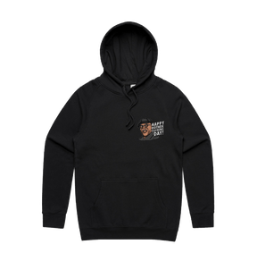 S / Black / Small Front Design Happy Mother-F**king Day 💐 - Unisex Hoodie