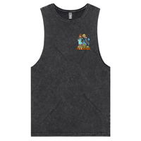 S / Black / Small Front Design Hornbag 😈 - Tank