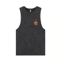 S / Black / Small Front Design Jacked Kangaroo 🦘 - Tank