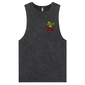 S / Black / Small Front Design Jolly As 🎄🌟 – Tank