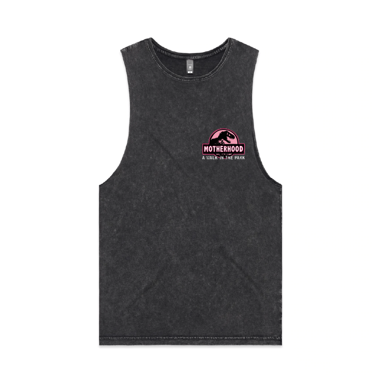 S / Black / Small Front Design Jurassic Mum 🦖 - Tank