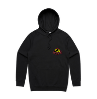 S / Black / Small Front Design Jurassic Park Theme 🦕 - Unisex Hoodie