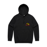 S / Black / Small Front Design Jurassic Park Theme 🦕 - Unisex Hoodie