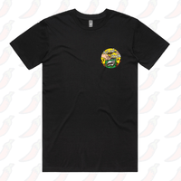 S / Black / Small Front Design Just One Spoon 🥄 - Men's T Shirt