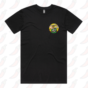 S / Black / Small Front Design Just One Spoon 🥄 - Men's T Shirt