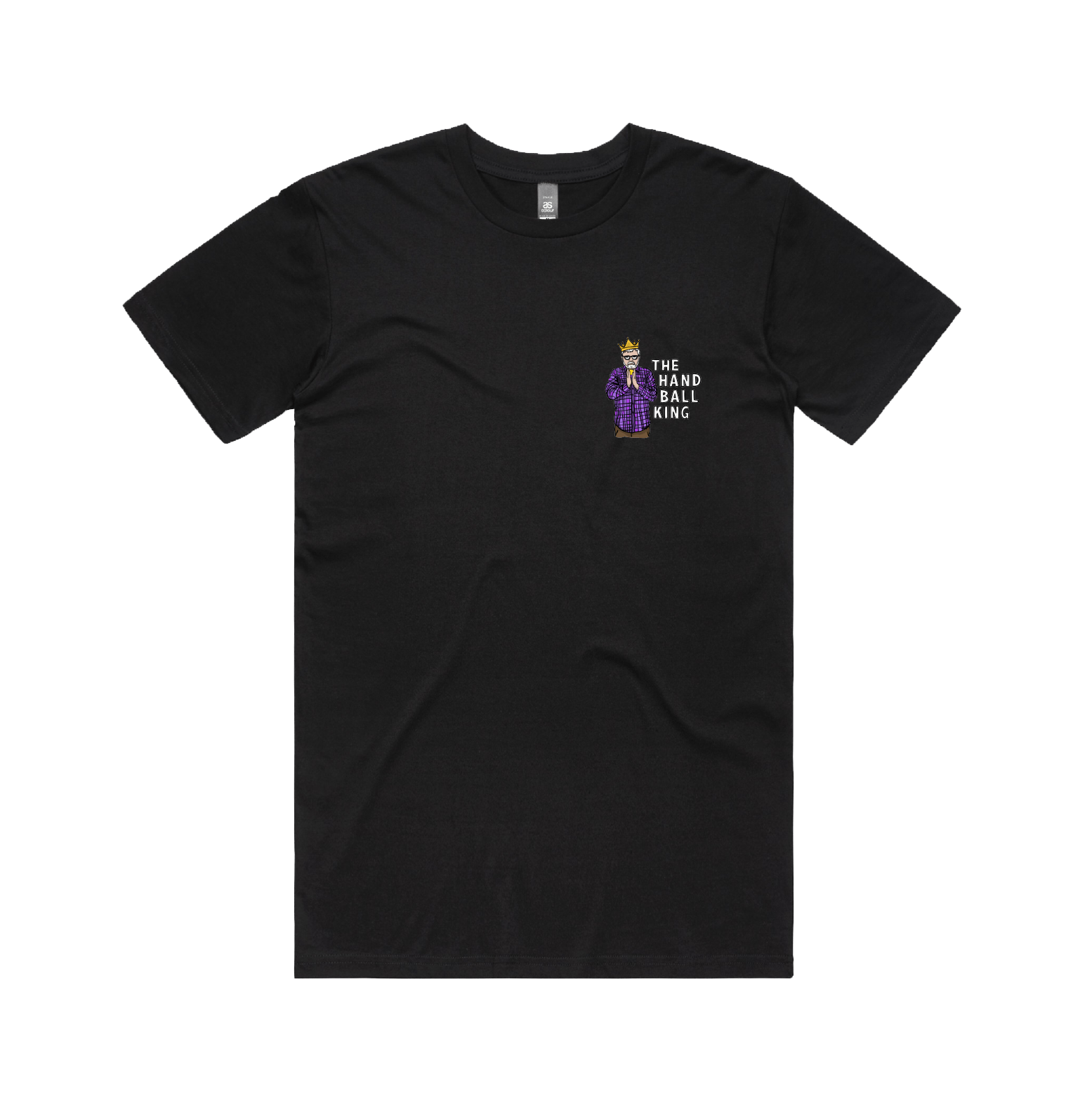 S / Black / Small Front Design K Rudd Handball King 👑 - Men's T Shirt