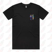 S / Black / Small Front Design Kath & Kel 🚶‍♀️🚶‍♂️ - Men's T Shirt