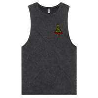 S / Black / Small Front Design Let’s Get Lit 🎄💡 – Tank