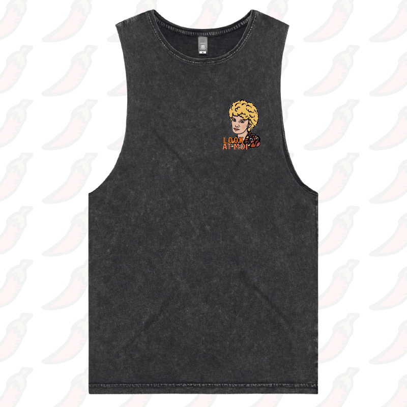 S / Black / Small Front Design Look At Moi 👁️👁️ - Tank