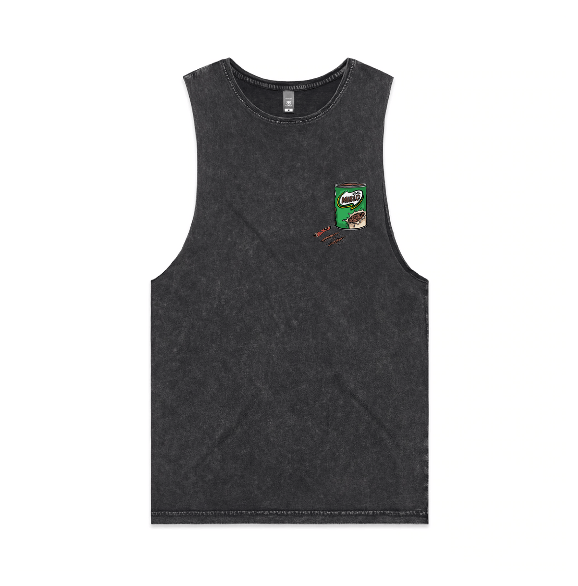 S / Black / Small Front Design MIBLO 🥛 - Tank