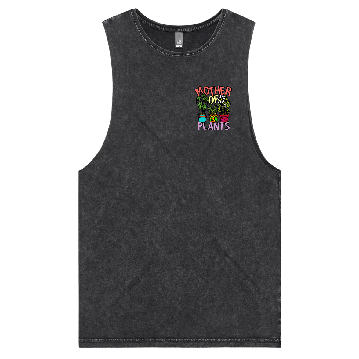 S / Black / Small Front Design Mother Of Plants 🌱🎍 – Tank