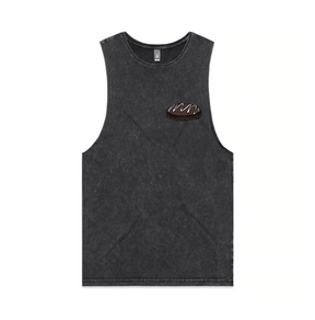 S / Black / Small Front Design Mud Cake 🎂 - Tank