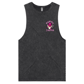S / Black / Small Front Design Mummy Shark 🦈 - Tank