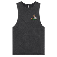 S / Black / Small Front Design Richie Marvellous 🏏 – Tank