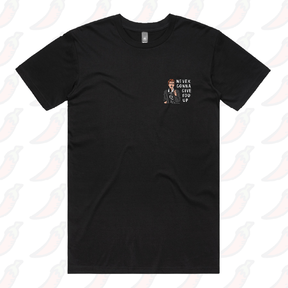 S / Black / Small Front Design Rick Roll 🎵 - Men's T Shirt
