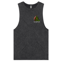 S / Black / Small Front Design Rock Around The Christmas Tree 🎄 - Tank