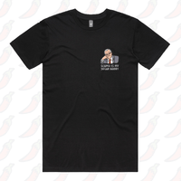 S / Black / Small Front Design Scomo Sugar Daddy 💸 - Men's T Shirt