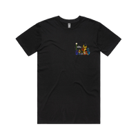 S / Black / Small Front Design Sesame Gang 🥴 - Men's T Shirt