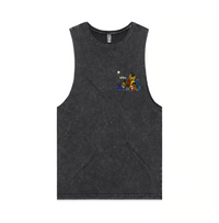S / Black / Small Front Design Sesame Gang 🥴 - Tank