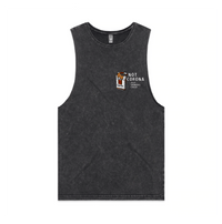 S / Black / Small Front Design Smoker's Cough 🚬 - Tank