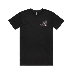 S / Black / Small Front Design Smokin' Elon 💨 - Men's T Shirt