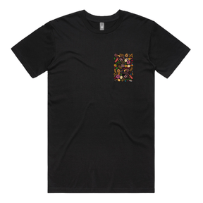 S / Black / Small Front Design Snacks! 🍬🍪 - Men's T Shirt