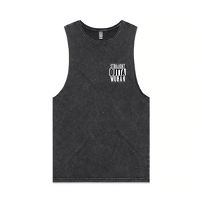 S / Black / Small Front Design Straight Outta Wuhan ✊🏾 - Tank