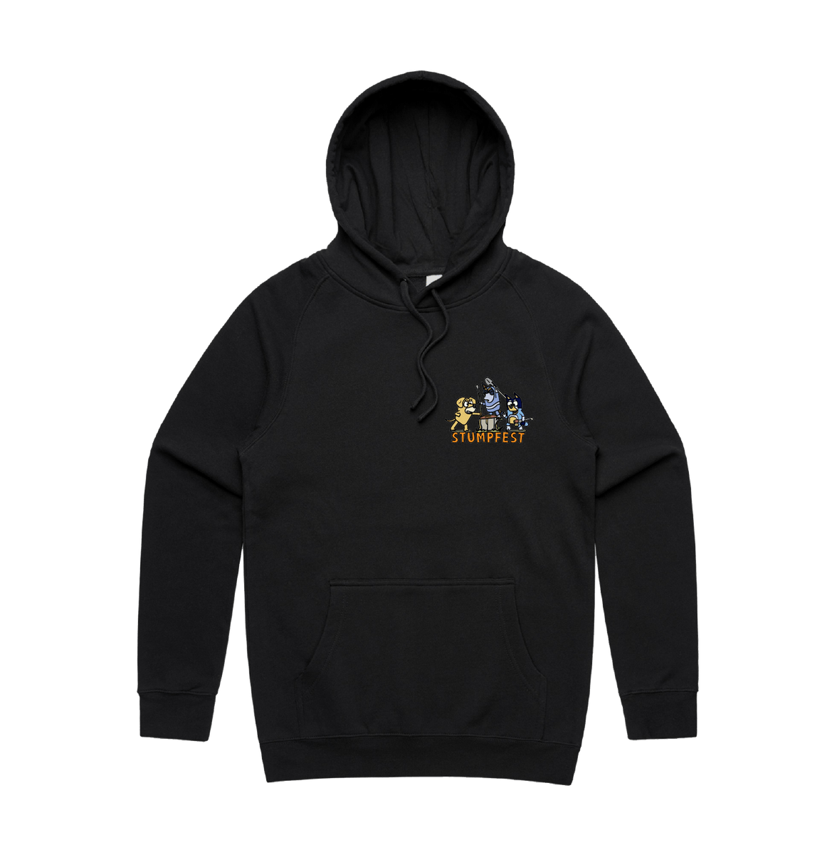 S / Black / Small Front Design Stumpfest 🪓 - Unisex Hoodie