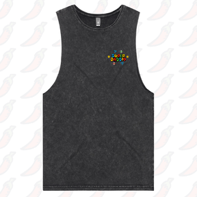 S / Black / Small Front Design Super Daddio ⭐🍄 –  Tank