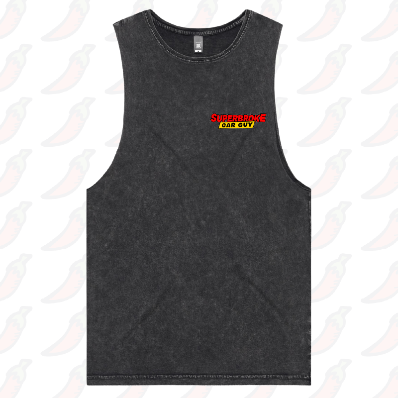 S / Black / Small Front Design Superbroke Car guy 🚗💸 – Tank