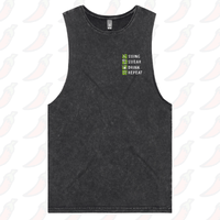 S / Black / Small Front Design Swing Swear Drink Repeat 🏌 – Tank