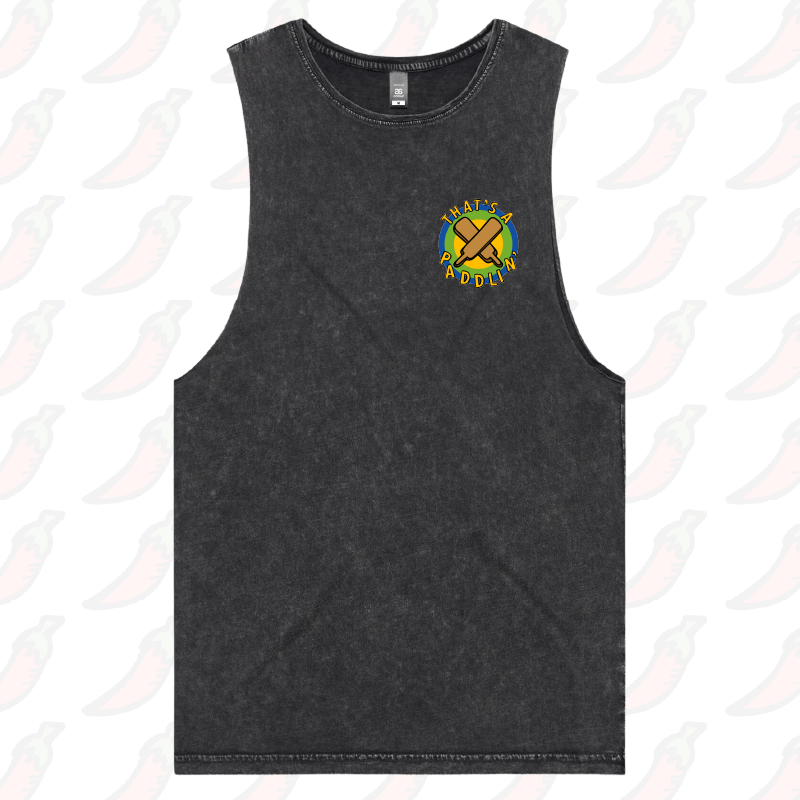 S / Black / Small Front Design That’s A Paddlin’ 🏏 – Tank