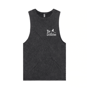 S / Black / Small Front Design The Grillfather 🥩 - Tank