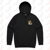 S / Black / Small Front Design The King of Tigers 🐯 - Unisex Hoodie