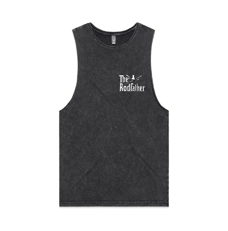 S / Black / Small Front Design The Rodfather 🎣 - Tank