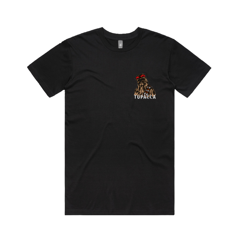 S / Black / Small Front Design Tupacca ✊🏾 - Men's T Shirt