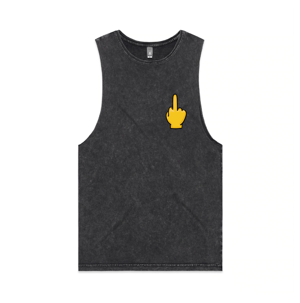 S / Black / Small Front Design Up Yours 🖕 - Tank