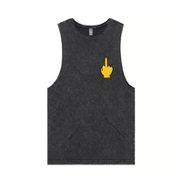 S / Black / Small Front Design Up Yours 🖕 - Tank