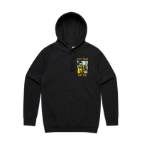 S / Black / Small Front Design VB Longneck 👍 - Unisex Hoodie