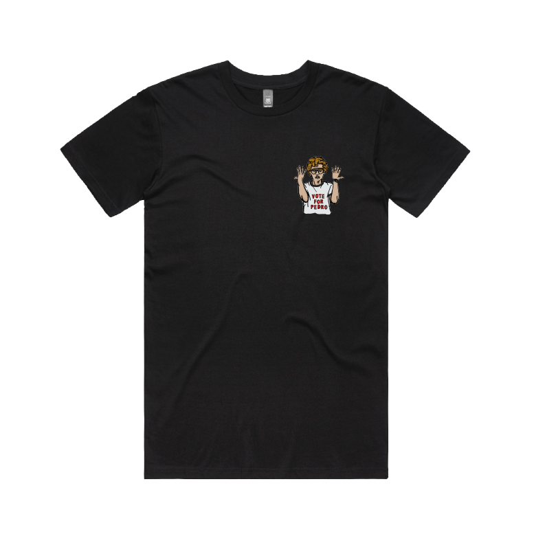 S / Black / Small Front Design Vote for Pedro 👓 - Men's T Shirt