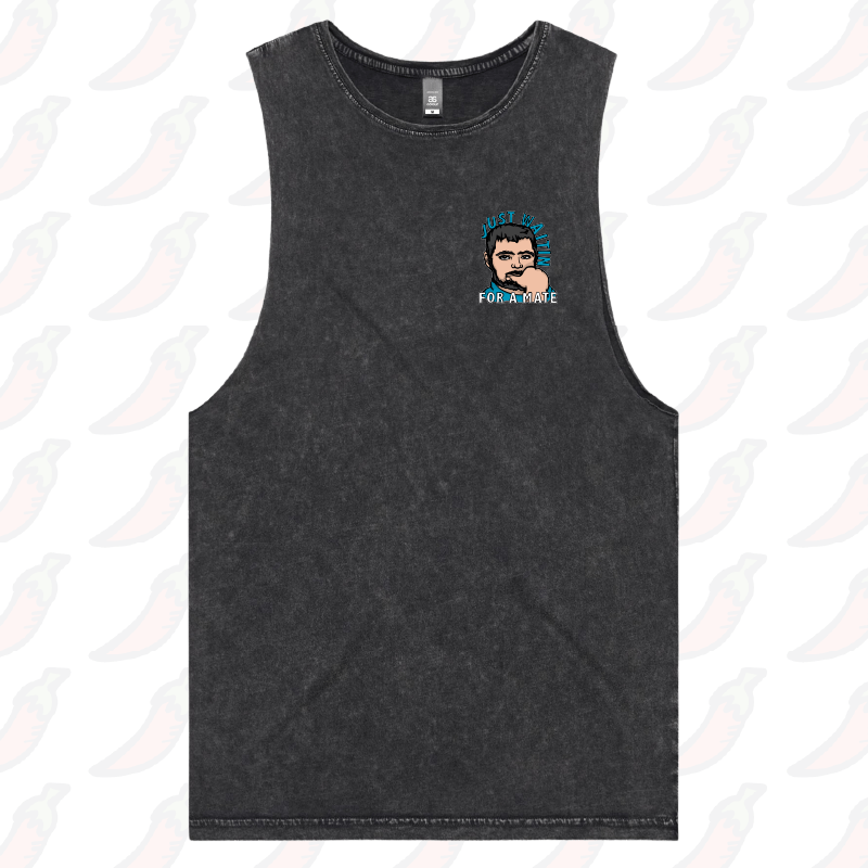 S / Black / Small Front Design Waiting for a Mate 🚨 - Tank