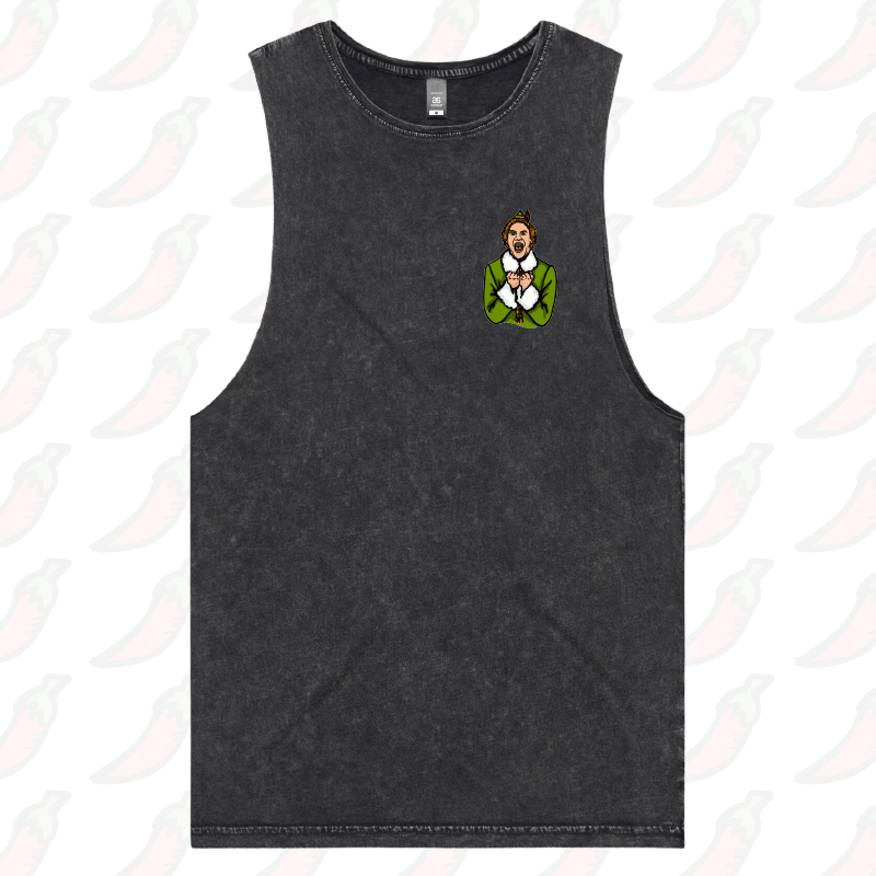S / Black / Small Front Design Will Ferrell Elf Christmas 🧝🎄- Tank