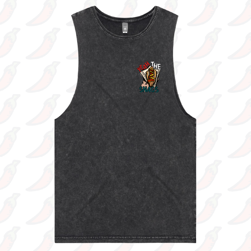 S / Black / Small Front Design Yeah the Snags! (YTS!) 🌭 - Tank