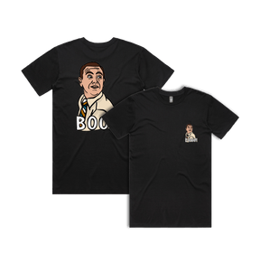 S / Black / Small Front & Large Back Design Boom Boyle 🚨 - Men's T Shirt
