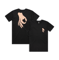 S / Black / Small Front & Large Back Design Circle Game 👊 - Men's T Shirt