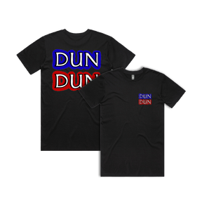 S / Black / Small Front & Large Back Design Dun Dun 🚔 - Men's T Shirt
