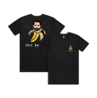 S / Black / Small Front & Large Back Design Eric Banana 🍌 - Men's T Shirt